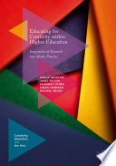 Educating for creativity within higher education : integration of research into media practice /