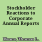 Stockholder Reactions to Corporate Annual Reports