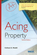 Acing property : a checklist approach to solving property problems /
