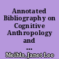 Annotated Bibliography on Cognitive Anthropology and Sociolinguistics. Ecological Theory of Teaching