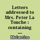 Letters addressed to Mrs. Peter La Touche : containing a state of the orphan-houses of England, Ireland, Zeland and Holland ...