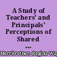 A Study of Teachers' and Principals' Perceptions of Shared Decision Making in Georgia Charter Schools