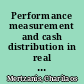 Performance measurement and cash distribution in real estate private equity financing /