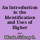 An Introduction to the Identification and Uses of Higher Education Outcome Information