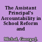 The Assistant Principal's Accountability in School Reform and Restructuring