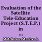 Evaluation of the Satellite Tele-Education Project (S.T.E.P.) in British Columbia