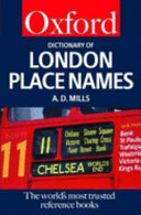 A dictionary of London place-names /