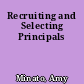 Recruiting and Selecting Principals