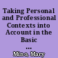 Taking Personal and Professional Contexts into Account in the Basic Public Speaking Course