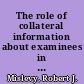 The role of collateral information about examinees in item parameter estimation /