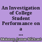 An Investigation of College Student Performance on a Logic Curriculum in a Computer-Assisted Instruction Setting