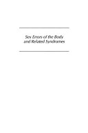 Sex errors of the body and related syndromes : a guide to counseling children, adolescents, and their families /