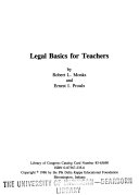 Legal Basics for Teachers. Fastback 235