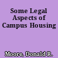 Some Legal Aspects of Campus Housing