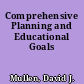 Comprehensive Planning and Educational Goals