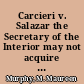 Carcieri v. Salazar the Secretary of the Interior may not acquire trust land for the Narragansett Indian Tribe under 25 U.S.C. section 465 because that statute applies to tribes "under federal jurisdiction" in 1934 [April 15, 2011] /