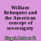 William Rehnquist and the American concept of sovereignty /
