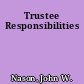 Trustee Responsibilities