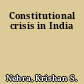 Constitutional crisis in India