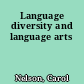 Language diversity and language arts