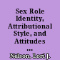 Sex Role Identity, Attributional Style, and Attitudes toward Computers