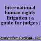 International human rights litigation : a guide for judges /