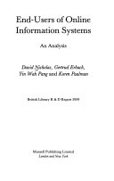 End-users of online information systems : an analysis /