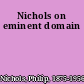 Nichols on eminent domain