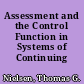 Assessment and the Control Function in Systems of Continuing Education