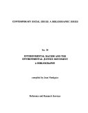 Environmental racism and the environmental justice movement : a bibliography /