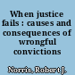 When justice fails : causes and consequences of wrongful convictions /