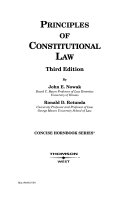Principles of constitutional law /