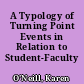 A Typology of Turning Point Events in Relation to Student-Faculty Interaction