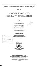 Unions' rights to company information /