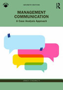 Management communication : a case analysis approach /