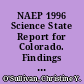 NAEP 1996 Science State Report for Colorado. Findings from the National Assessment of Educational Progress