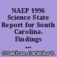 NAEP 1996 Science State Report for South Carolina. Findings from the National Assessment of Educational Progress