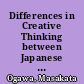 Differences in Creative Thinking between Japanese and American Fifth Grade Children