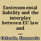 Environmental liability and the interplay between EU law and international law /