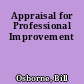 Appraisal for Professional Improvement
