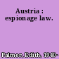 Austria : espionage law.