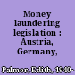 Money laundering legislation : Austria, Germany, Switzerland.