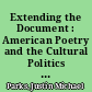 Extending the Document : American Poetry and the Cultural Politics of Depression Documentary /