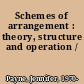 Schemes of arrangement : theory, structure and operation /