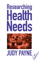 Researching health needs : a community-based approach /