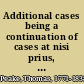 Additional cases being a continuation of cases at nisi prius, before Lord Kenyon, and other eminent judges, taken at different times between the years 1795 and 1812 /