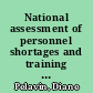 National assessment of personnel shortages and training needs in vocational rehabilitation