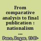 From comparative analysis to final publication : nationalism and globalization in English and Italian football since 1930 /
