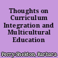 Thoughts on Curriculum Integration and Multicultural Education