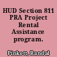 HUD Section 811 PRA Project Rental Assistance program.